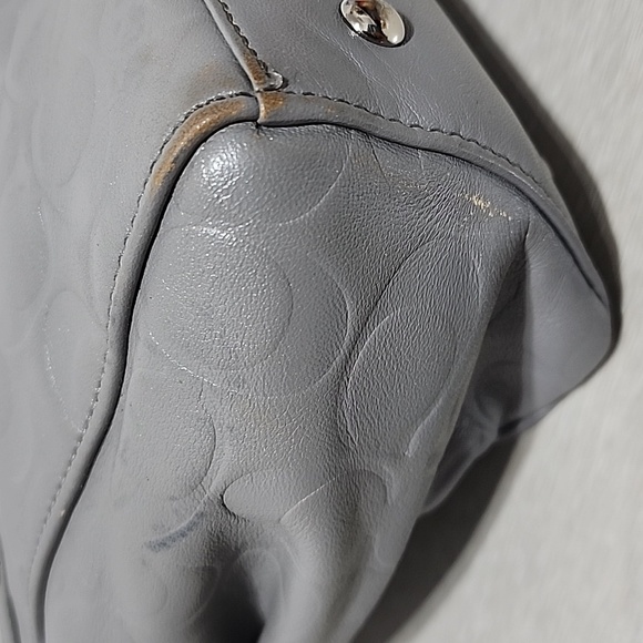 Coach Gray Handbag/Satchel - Picture 9 of 12